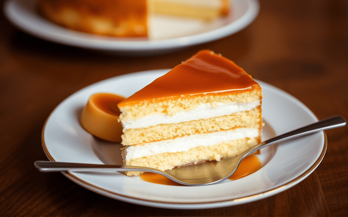 Postres — Tres Leches & Flan at El Golfo Restaurant