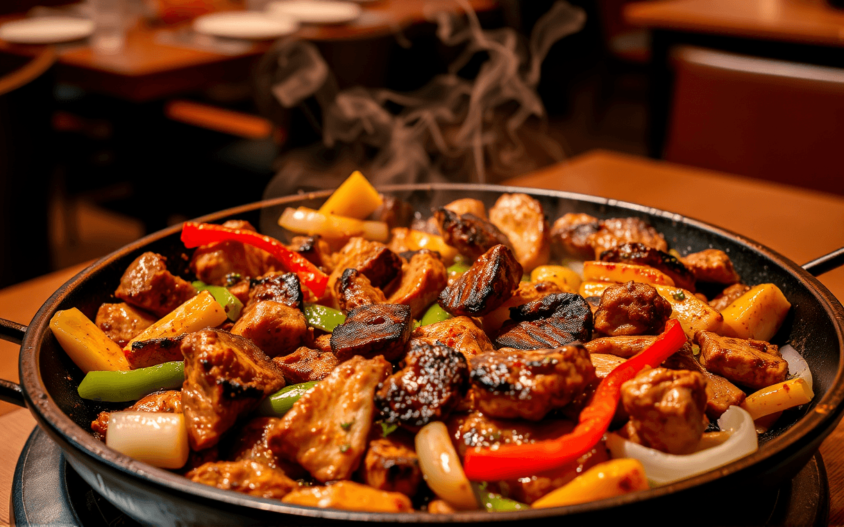 Fajitas Norteñas al Carbón at El Golfo Restaurant