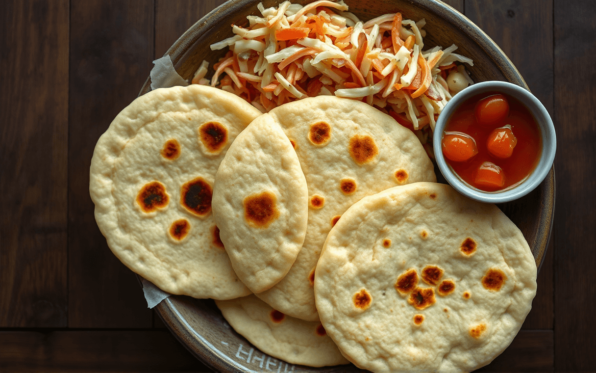 Pupusas at El Golfo Restaurant